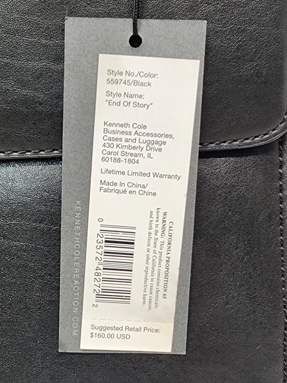 Brand New • Laptop Bag • Kenneth Cole Reaction